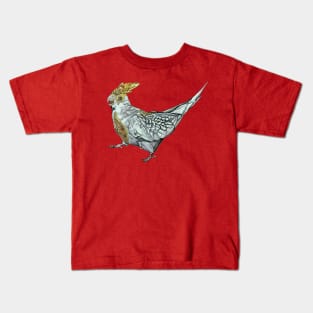 Cockatiel Geode Kids T-Shirt